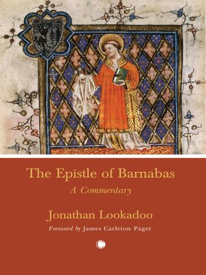 cover image of The Epistle of Barnabas